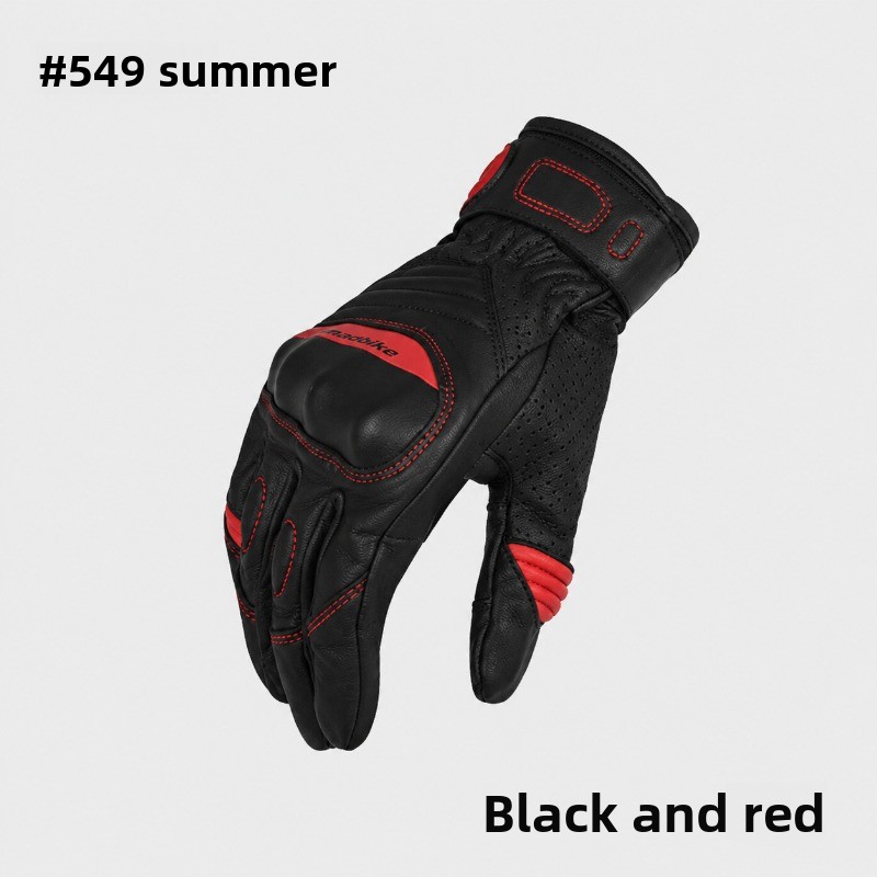 STAR FIELD KNIGHT レディース サマーバイク - Motorcycle Gloves Leather Knuckle のレビューと価格