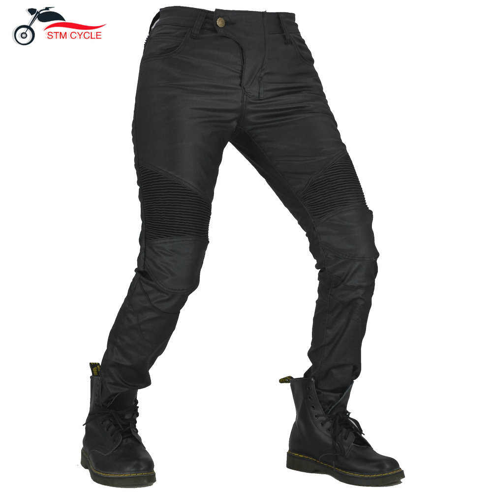 防水加工済みのオートバイ用デニムジーンズ、バイク乗車用、モト - Motorcycle Pants Riding Armored のレビューと価格
