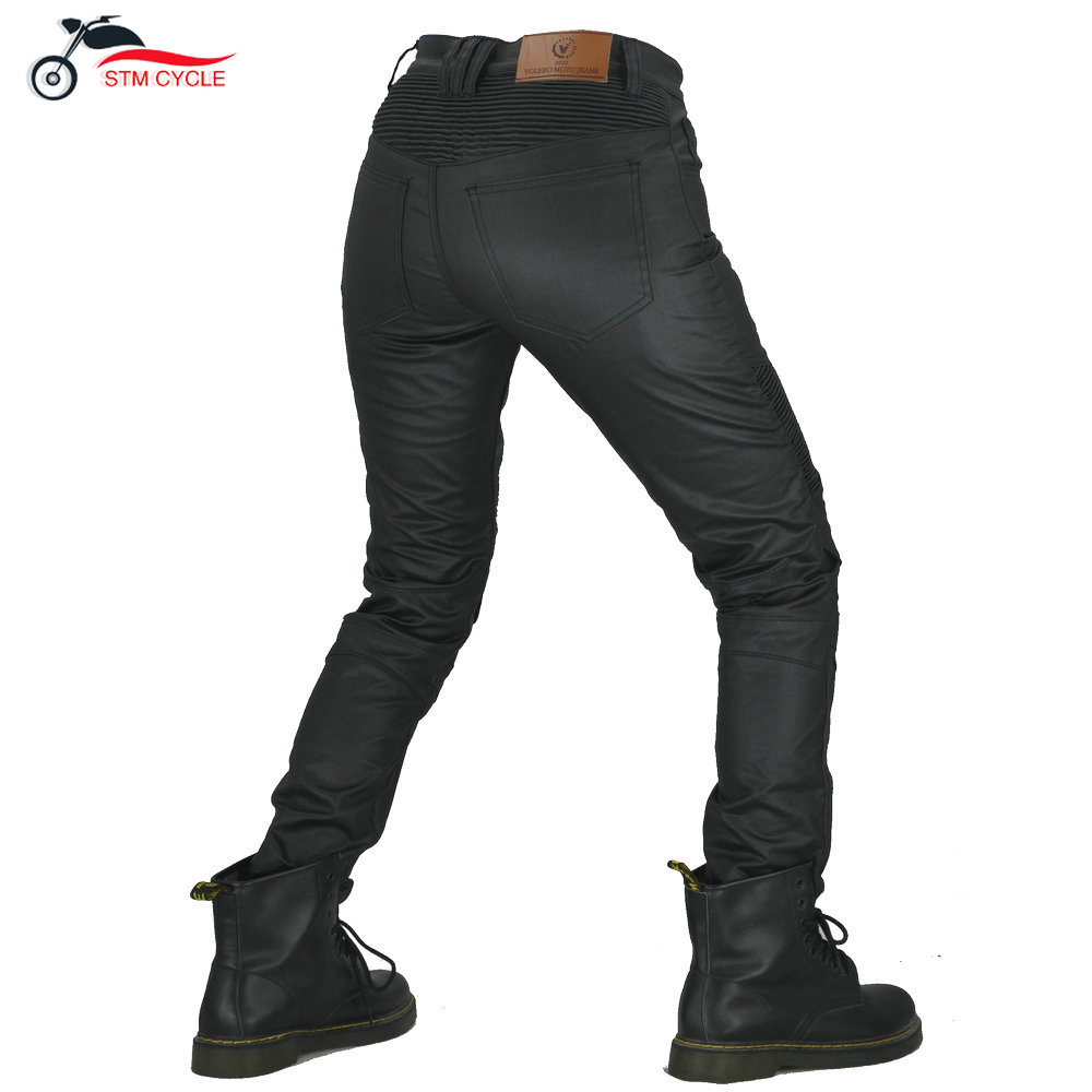防水加工済みのオートバイ用デニムジーンズ、バイク乗車用、モト - Motorcycle Pants Riding Armored のレビューと価格