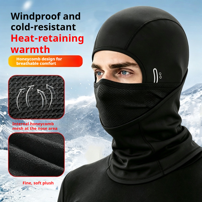 冬用フリース製バラクラバ、防風ネックゲイター、スキーやバイク - Motorcycle Neck Gaiter Balaclava のレビューと価格