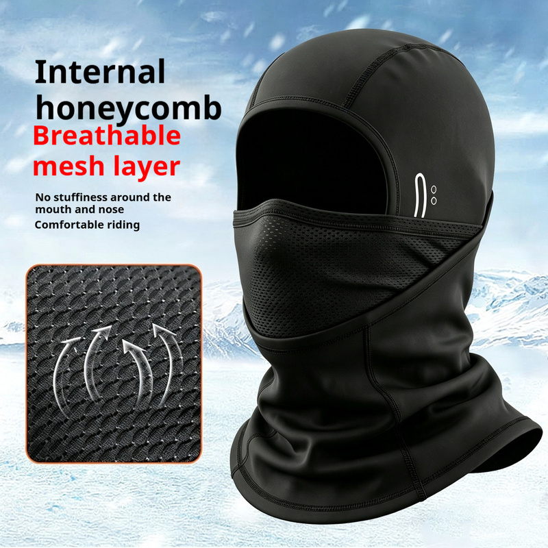 冬用フリース製バラクラバ、防風ネックゲイター、スキーやバイク - Motorcycle Neck Gaiter Balaclava のレビューと価格