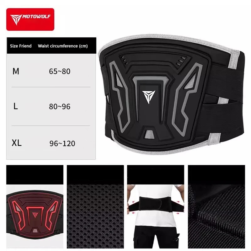 MX オフロードバイクツアー Motowolf 通気性調整可 - Motorcycle Kidney Belt Riding のレビューと価格