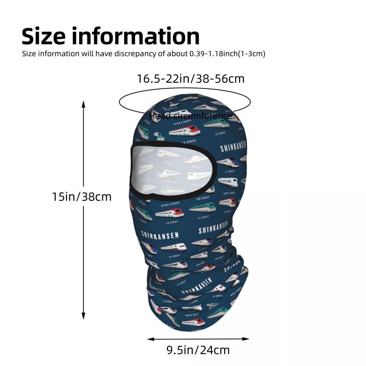 日本の新幹線用通気性薄型バラクラバ、フルフェイスマスク、日焼 - Motorcycle Neck Gaiter Balaclava のレビューと価格