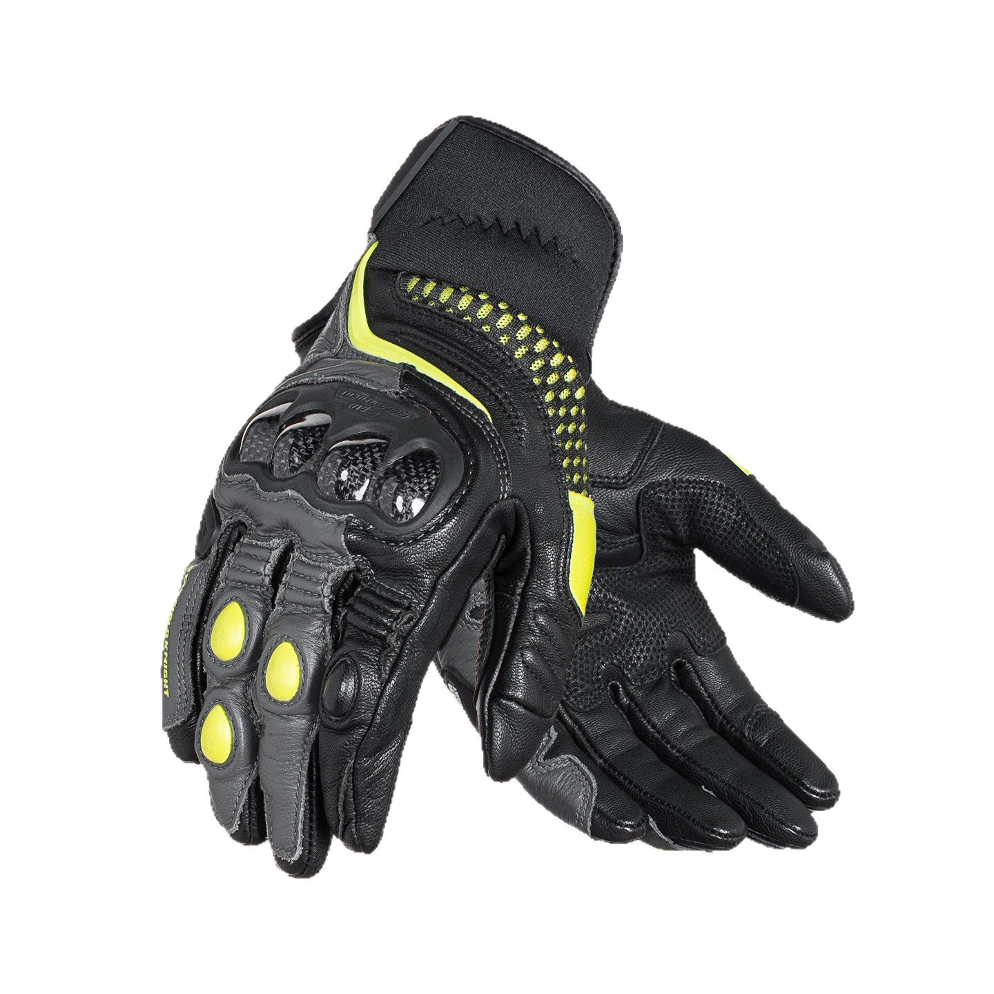 スターナイトオートバイライディンググローブ男性女性羊革タッチ - Motorcycle Gloves Leather Knuckle のレビューと価格