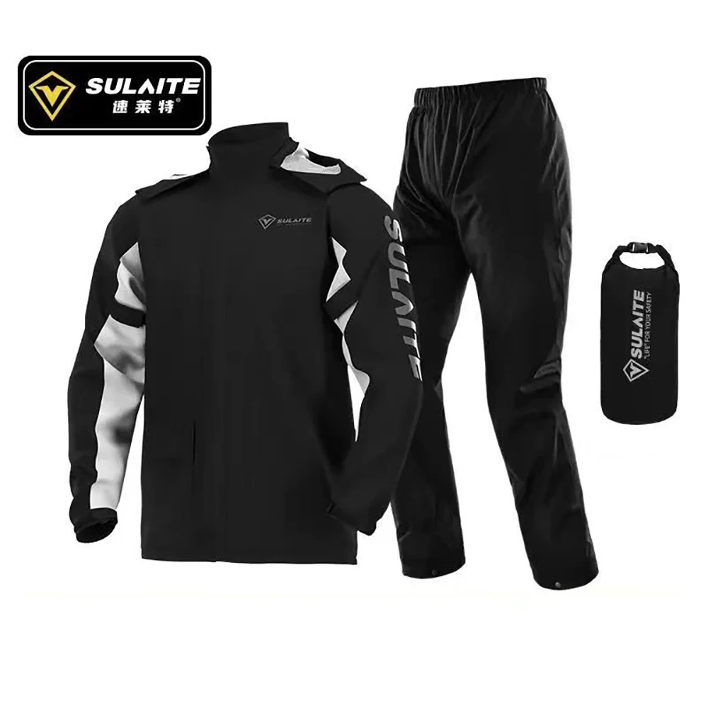 男性と女性のためのオートバイのレインコート,ライダースーツ, - Motorcycle Riding Jacket Waterproof のレビューと価格