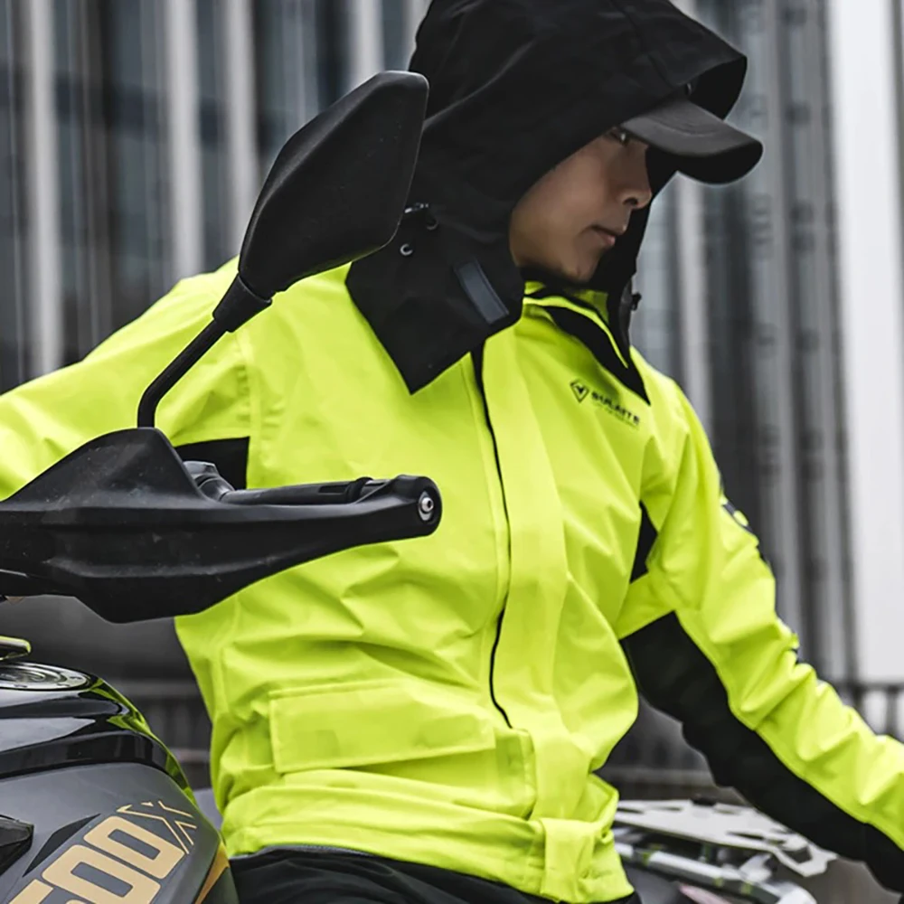 男性と女性のためのオートバイのレインコート,ライダースーツ, - Motorcycle Riding Jacket Waterproof のレビューと価格