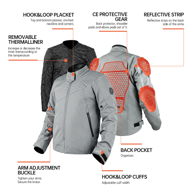 スターフィールドナイト オートバイジャケット 夏用通気性 冬 - Motorcycle Riding Jacket Waterproof のレビューと価格