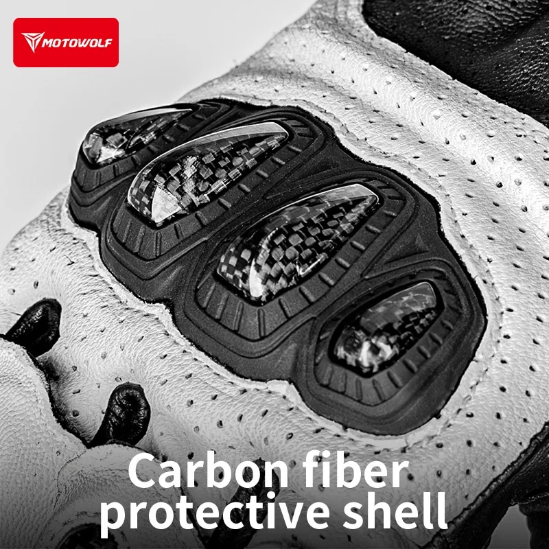 MOTOWOLF バイク用グローブ アクセサリー 長めの袖口 - Motorcycle Gloves Leather Knuckle のレビューと価格