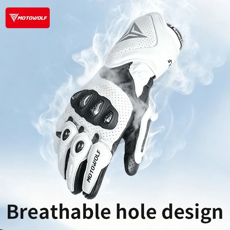 MOTOWOLF バイク用グローブ アクセサリー 長めの袖口 - Motorcycle Gloves Leather Knuckle のレビューと価格