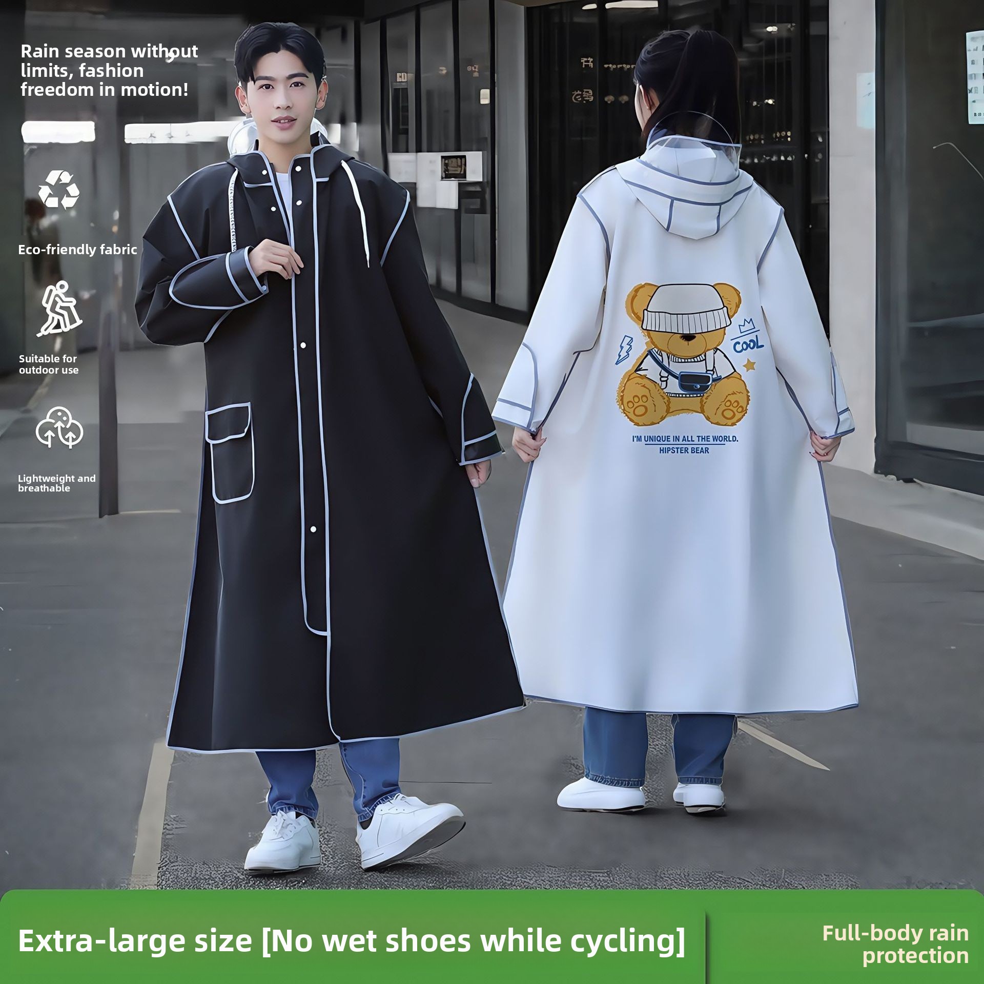 メンズロング全身電動車両用レインコート防水バイクライディング - Motorcycle Riding Jacket Waterproof のレビューと価格