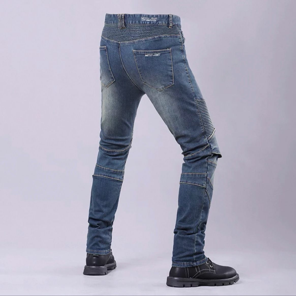 オートバイサイクリングパンツ保護オートバイジーンズCEアーマ - Motorcycle Pants Riding Armored のレビューと価格