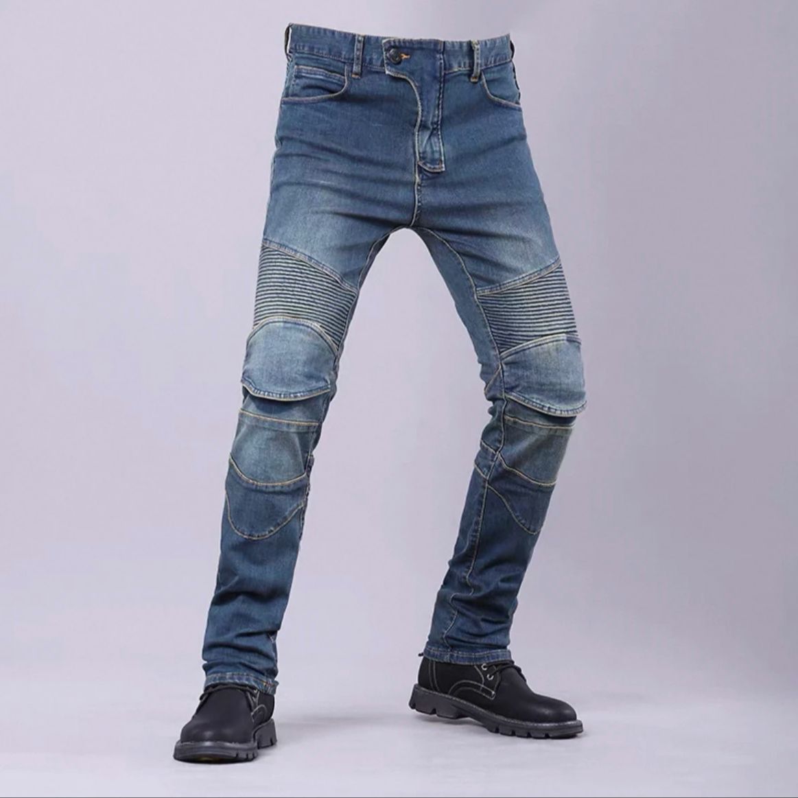 オートバイサイクリングパンツ保護オートバイジーンズCEアーマ - Motorcycle Pants Riding Armored のレビューと価格