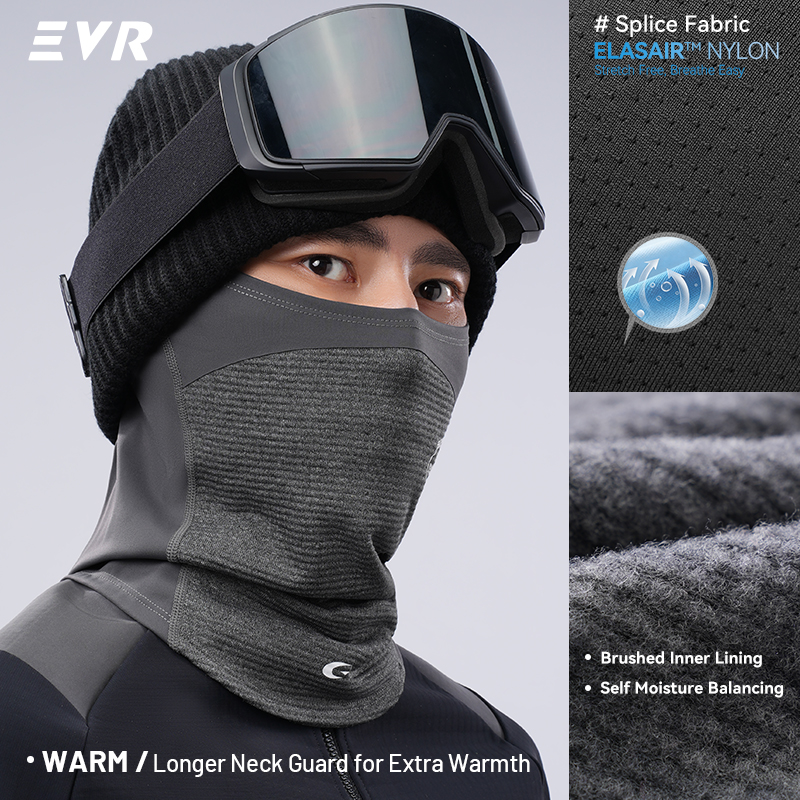 EVR 冬用ウールフェイスマスク ネックゲイター 防風 保温 - Motorcycle Neck Gaiter Balaclava のレビューと価格