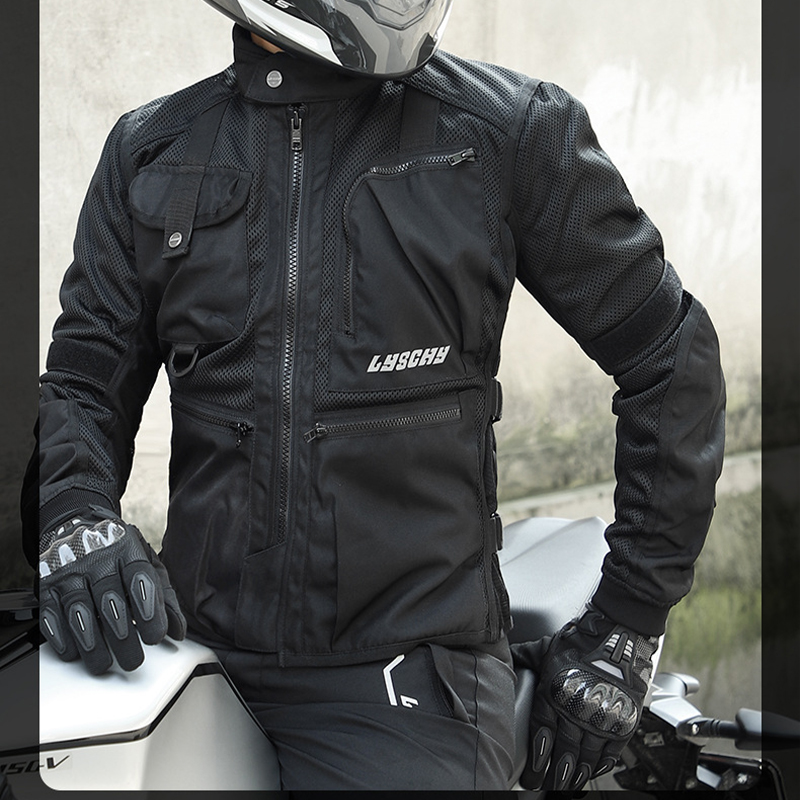 夏用メッシュ通気性オートバイジャケットメンズアンチドロップレ - Motorcycle Mesh Jacket Summer Breathable のレビューと価格